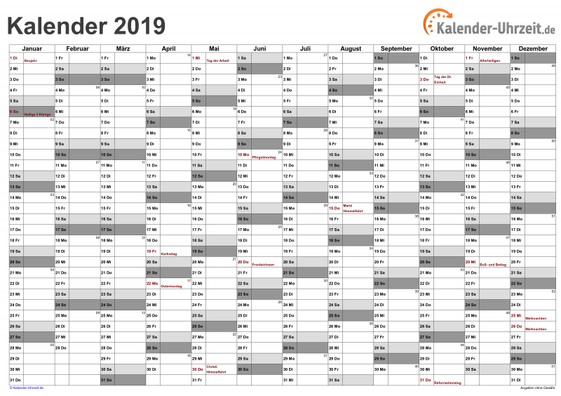 kalender 2019 pdf